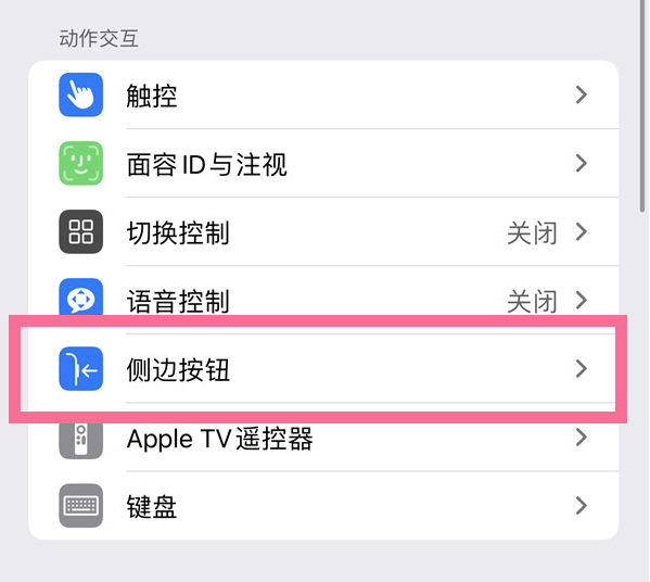 石龙苹果14维修店分享iPhone14 Plus侧键双击下载功能关闭方法 